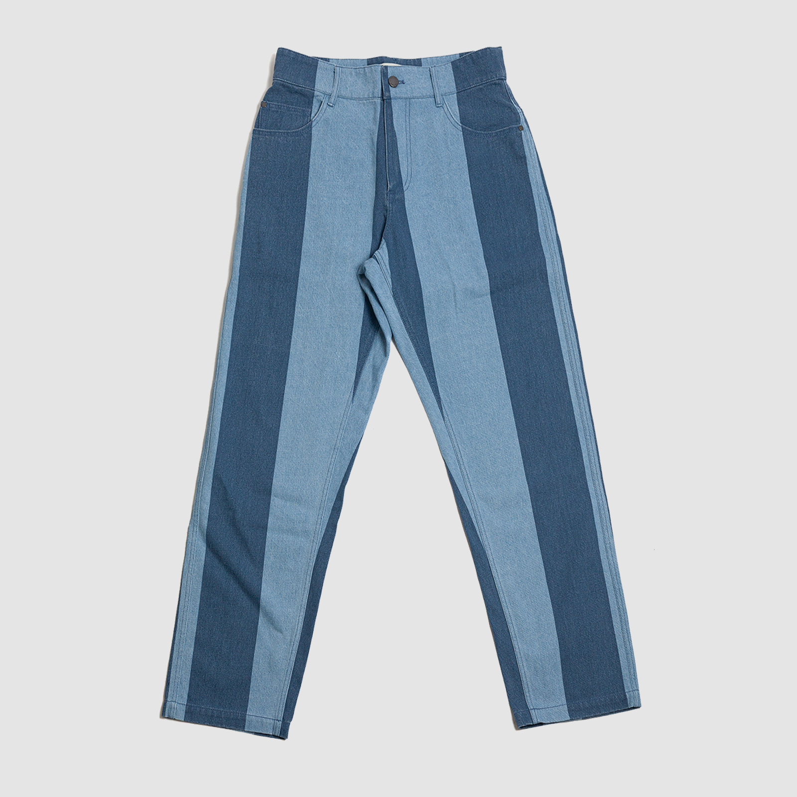 555 Soul "Wide Stripe" Denim Jeans Indigo Wash