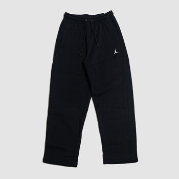 Jordan Brooklyn Fleece Oversized Open-Hem Pants Black