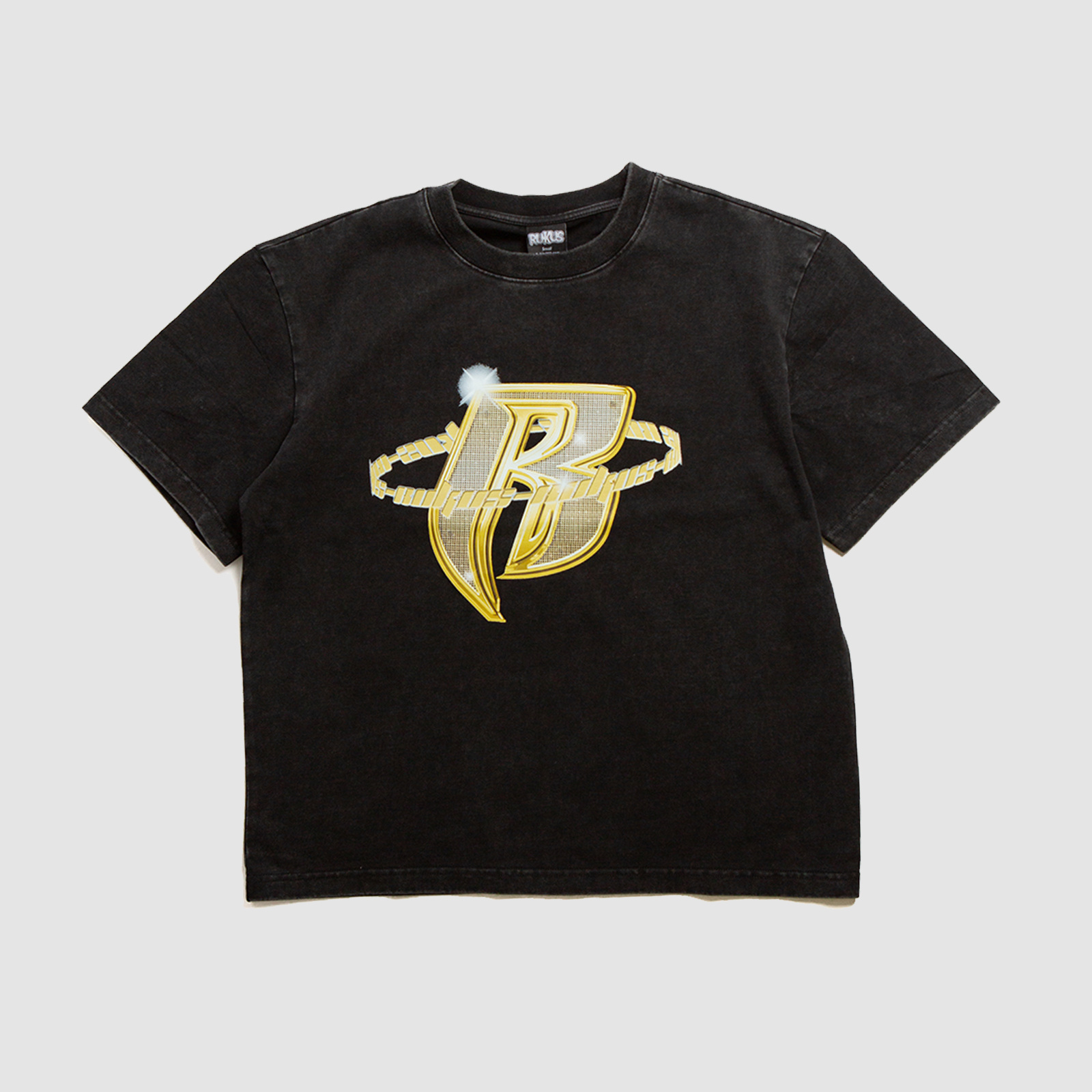 Rukus Ryders Tee Black