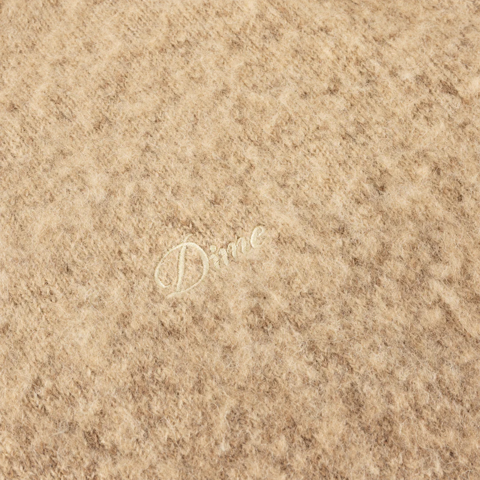 Dime Mohair Double Zip Knit Camel