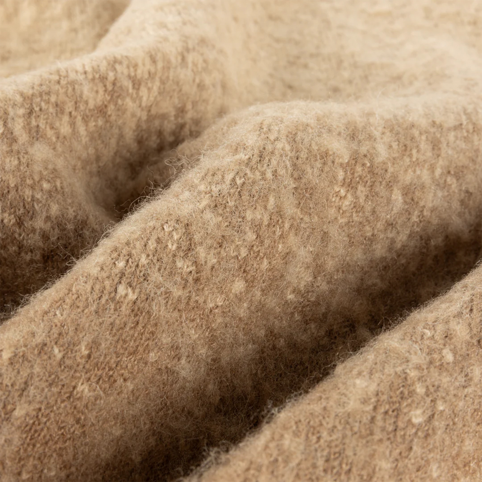 Dime Mohair Double Zip Knit Camel