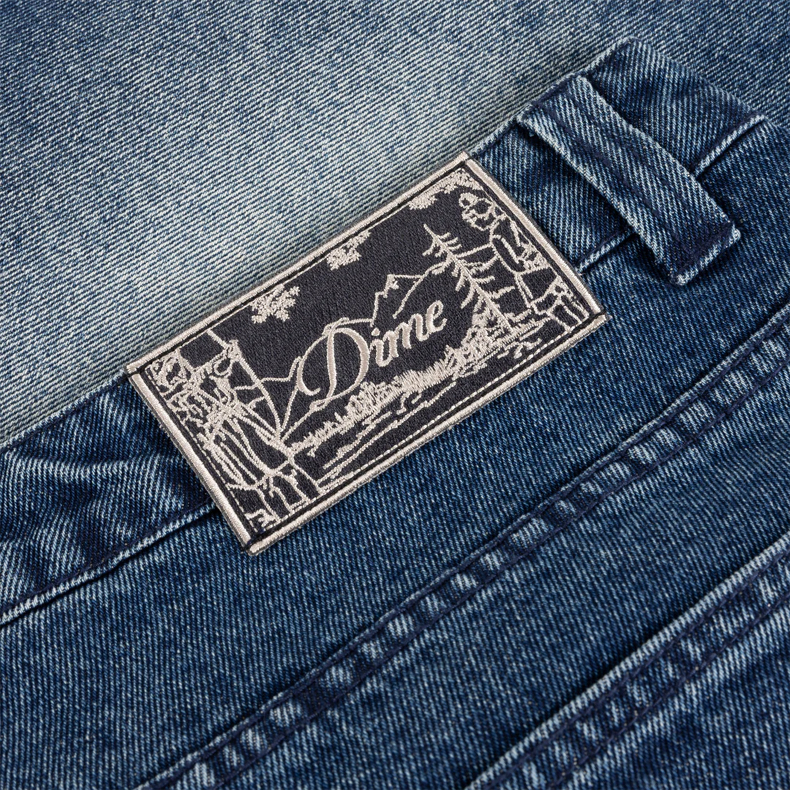 Dime Classic Denim Shorts Faded Indigo