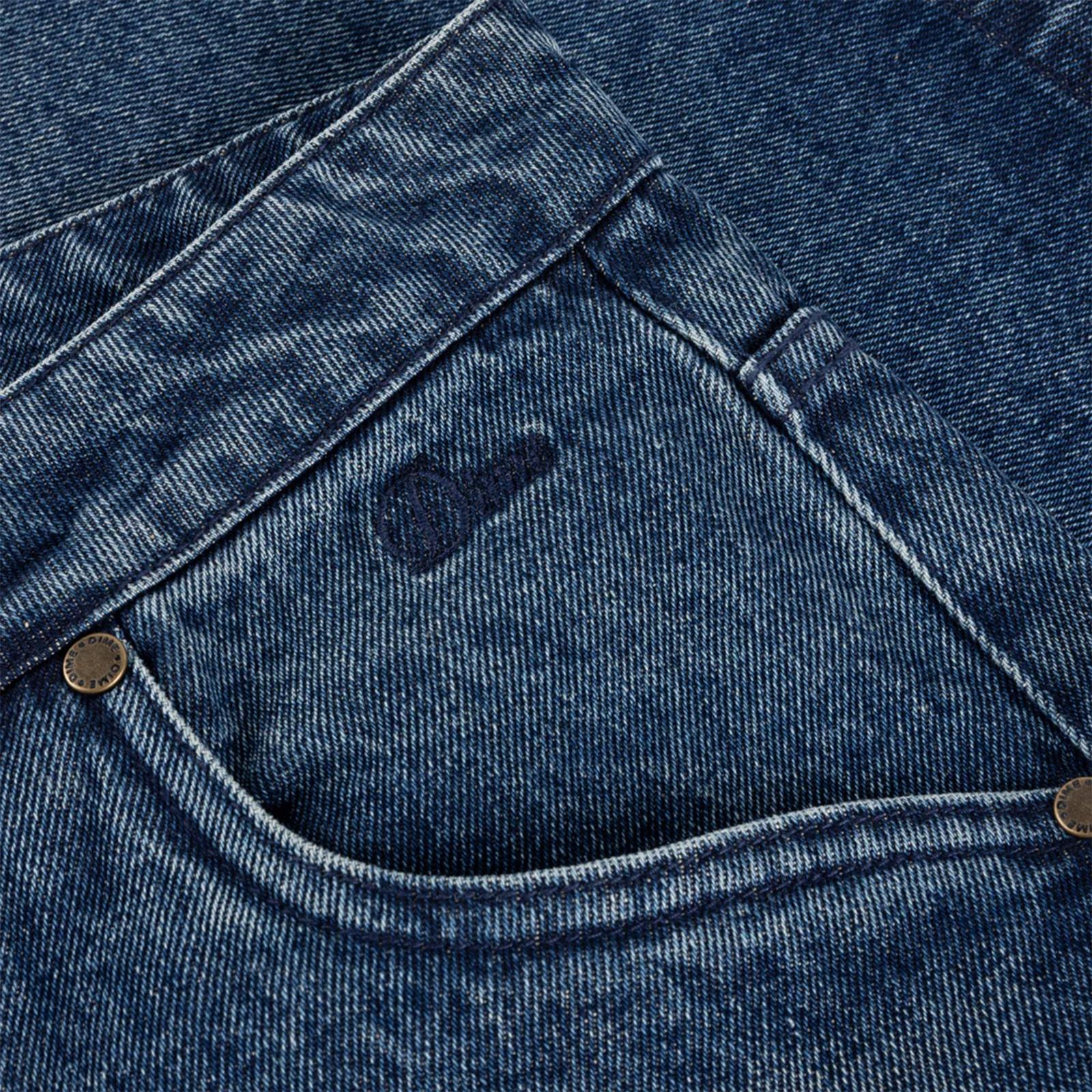Dime Classic Denim Shorts Faded Indigo