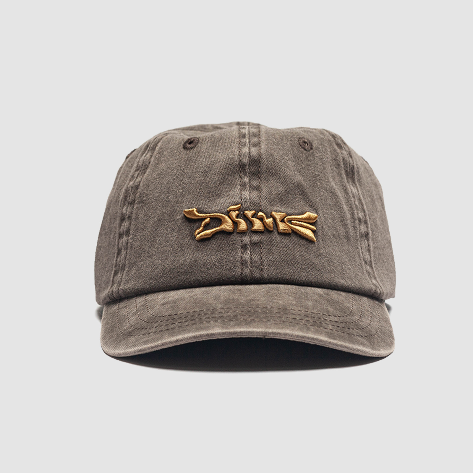 Dime Poster Low Pro Cap Khaki Washed