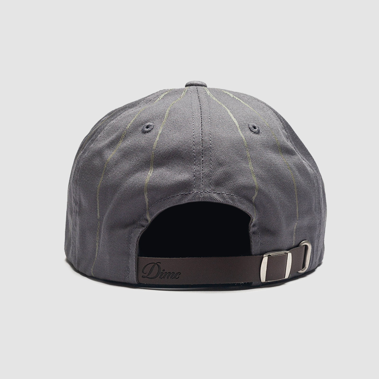 Dime Pinstriped Worker Cap Grey