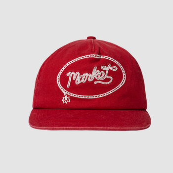 Market Lasso Lockup 5-Panel Hat Salsa