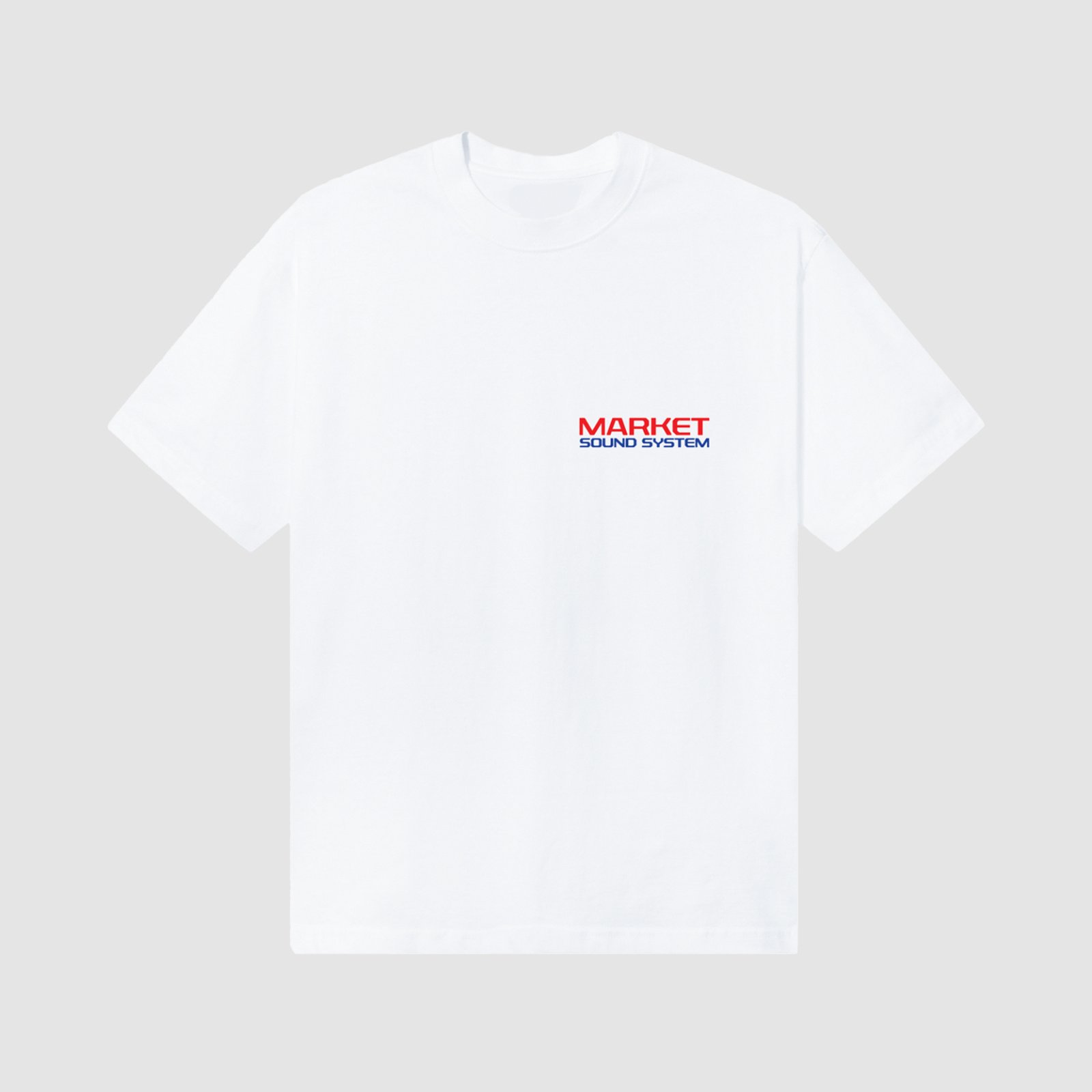 Market Speaker Knocker Tee White