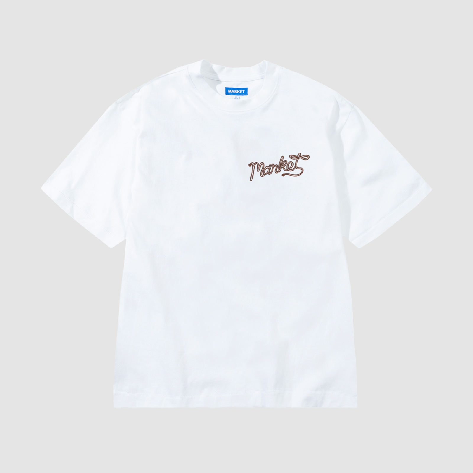 Market Lasso Lock Up Tee White