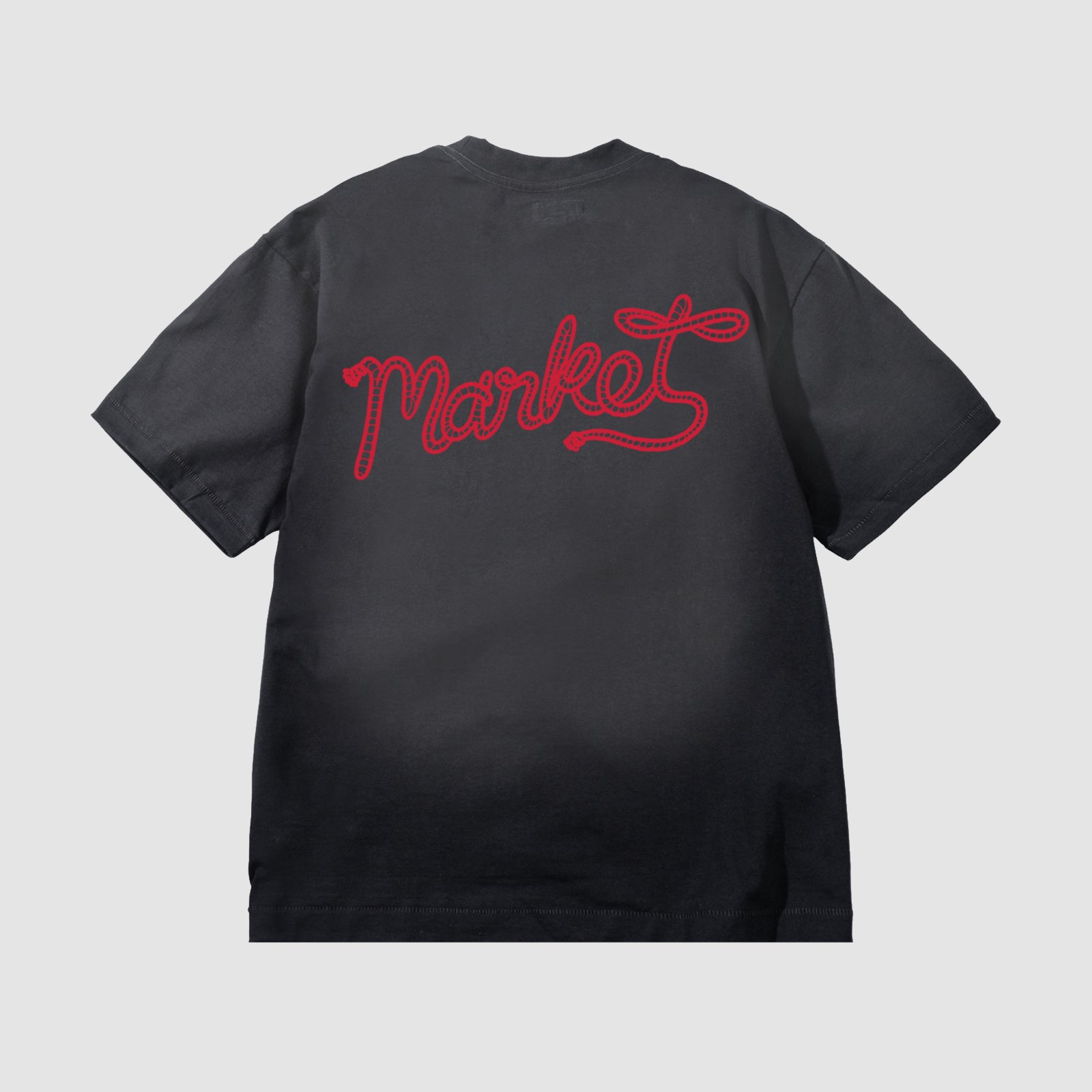 Market Lasso Lock Up Tee Pirate Black