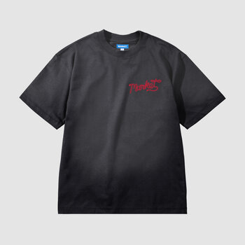 Market Lasso Lock Up Tee Pirate Black