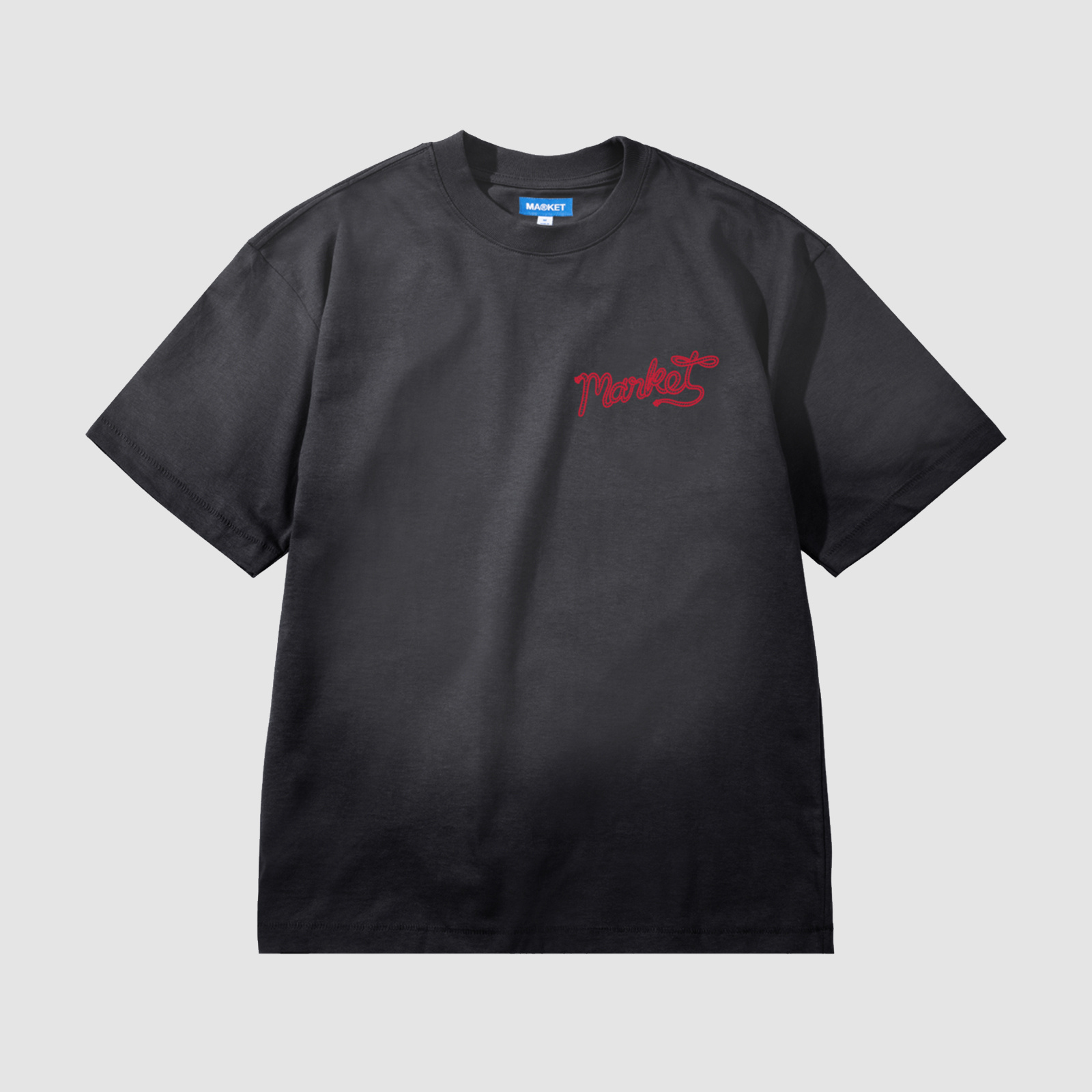 Market Lasso Lock Up Tee Pirate Black
