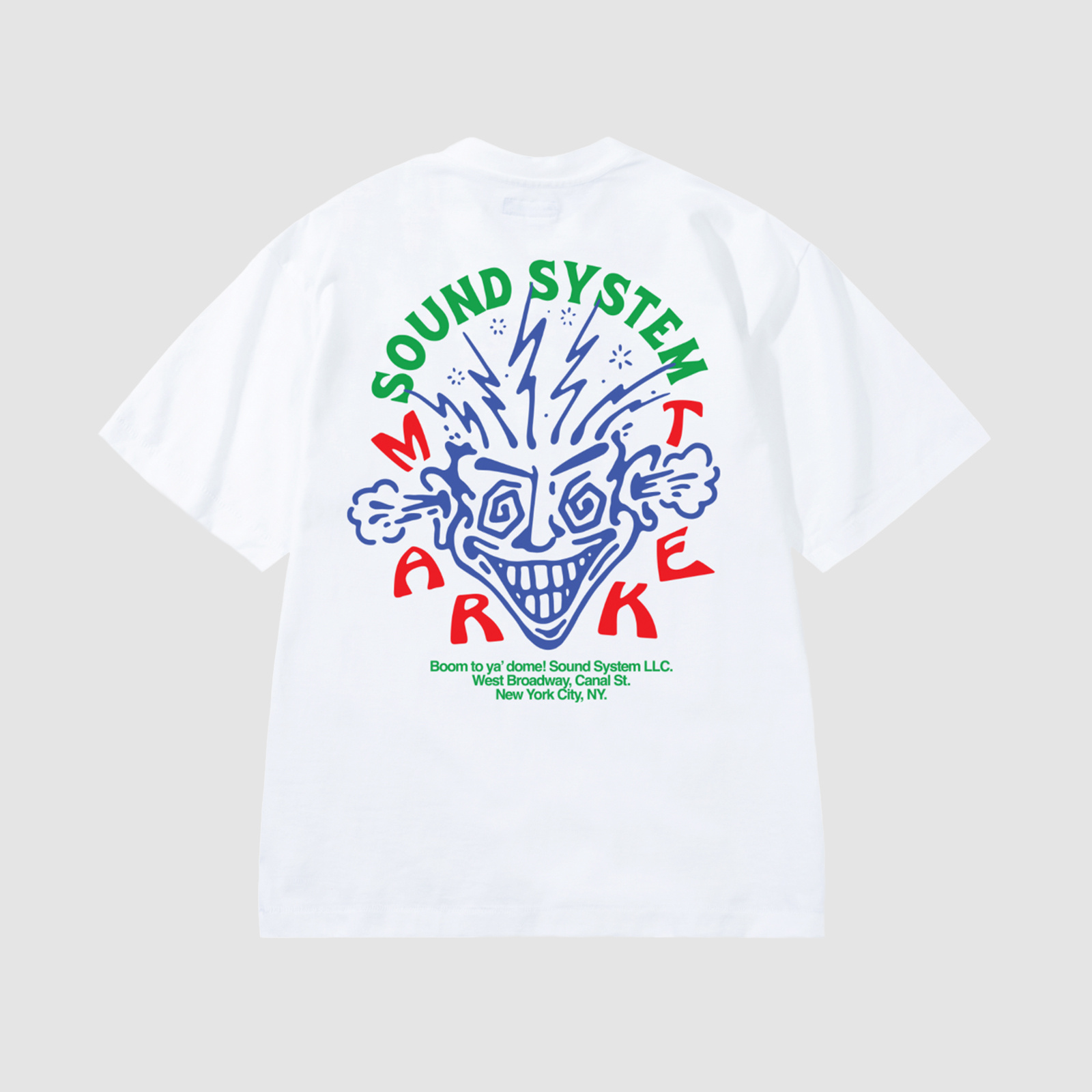 Market Drum Buster Tee White