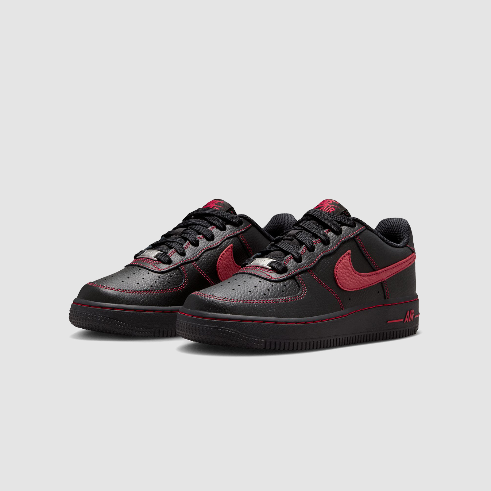 Nike Air Force 1 Low LV8 Black/University Red (GS)