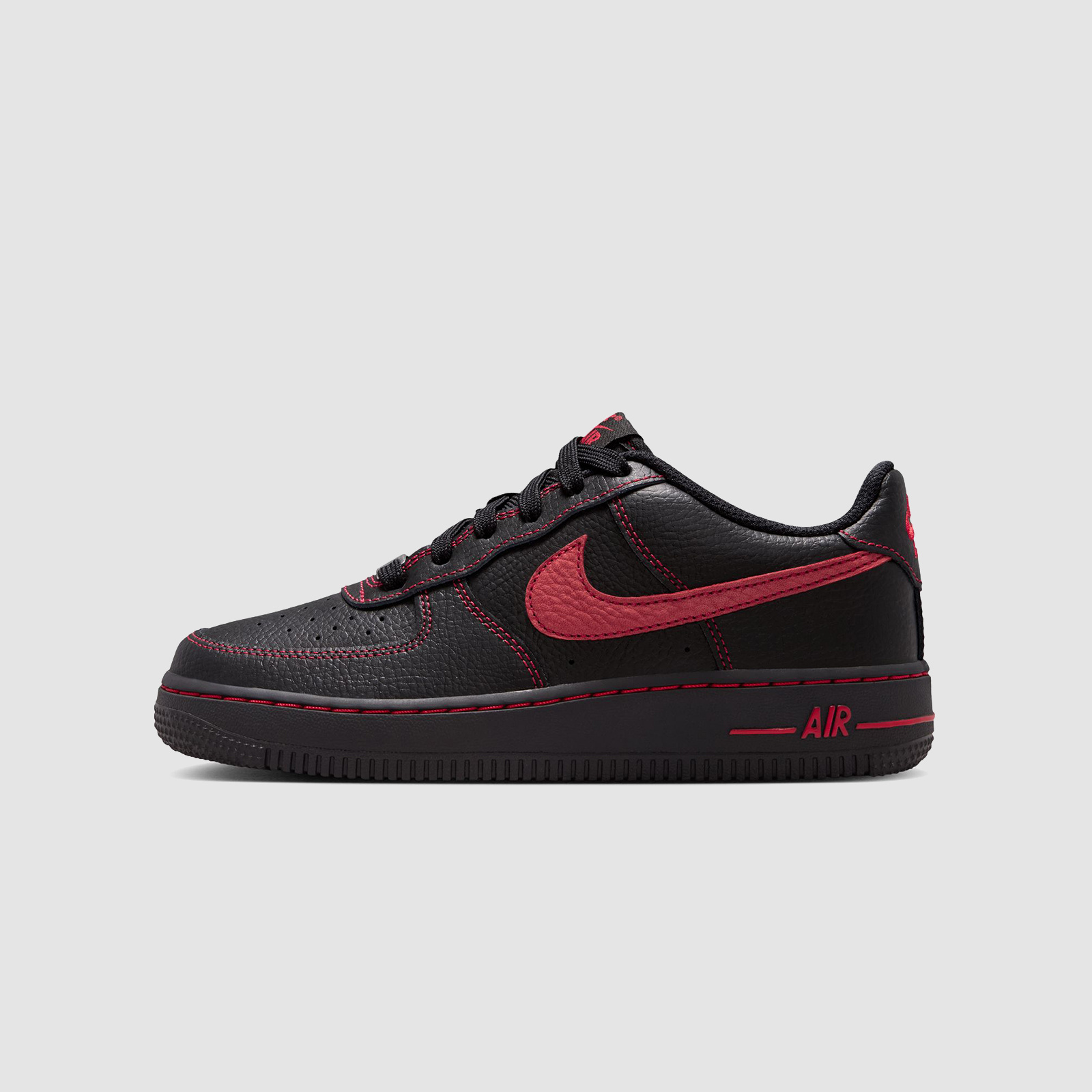 Nike Air Force 1 Low LV8 Black/University Red (GS)