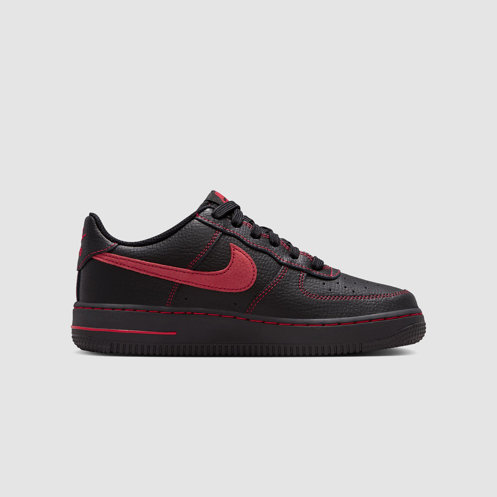 Nike Air Force 1 Low LV8 Black/University Red (GS)