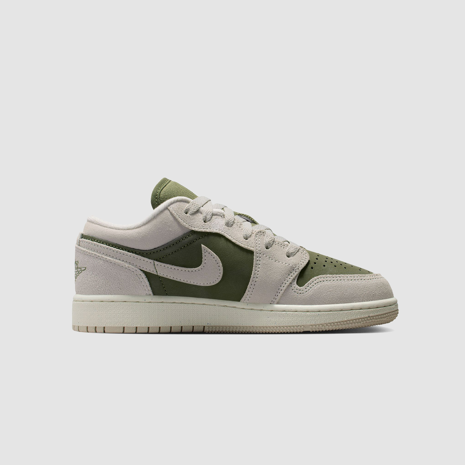 Jordan AJ1 Low SE (GS) Medium Olive/Lt Orewood Brn