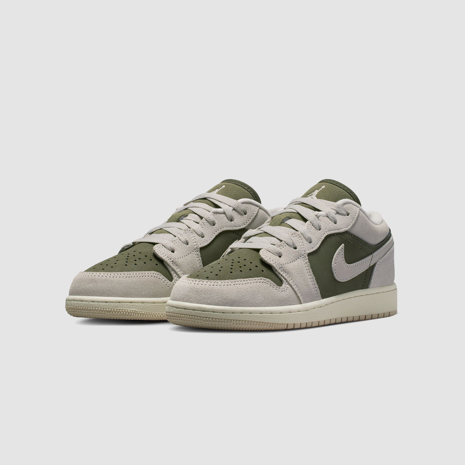 Jordan AJ1 Low SE (GS) Medium Olive/Lt Orewood Brn