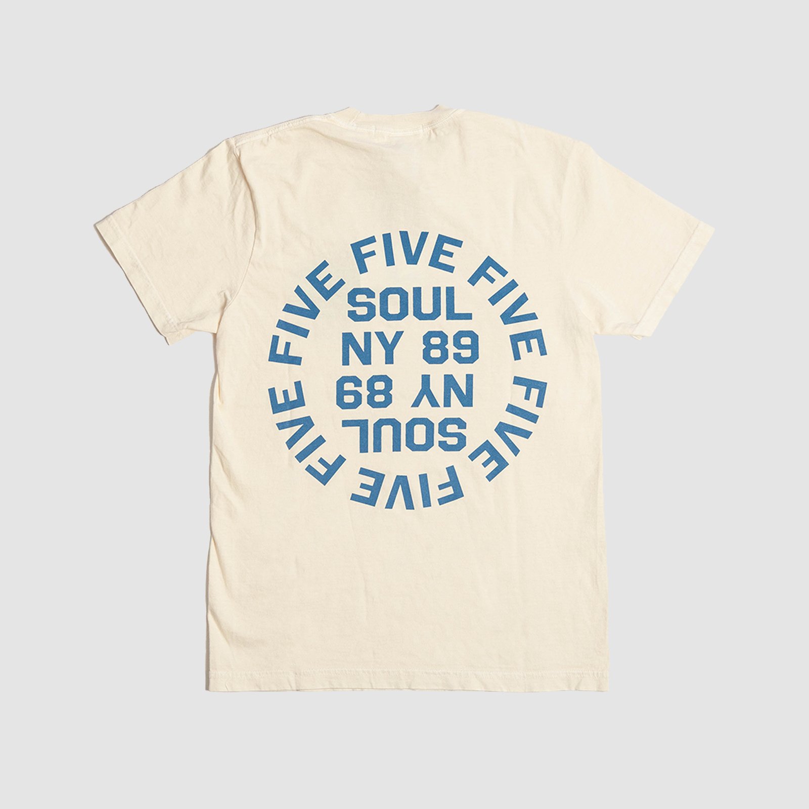 555 Soul 555 Stamp Tee Off White