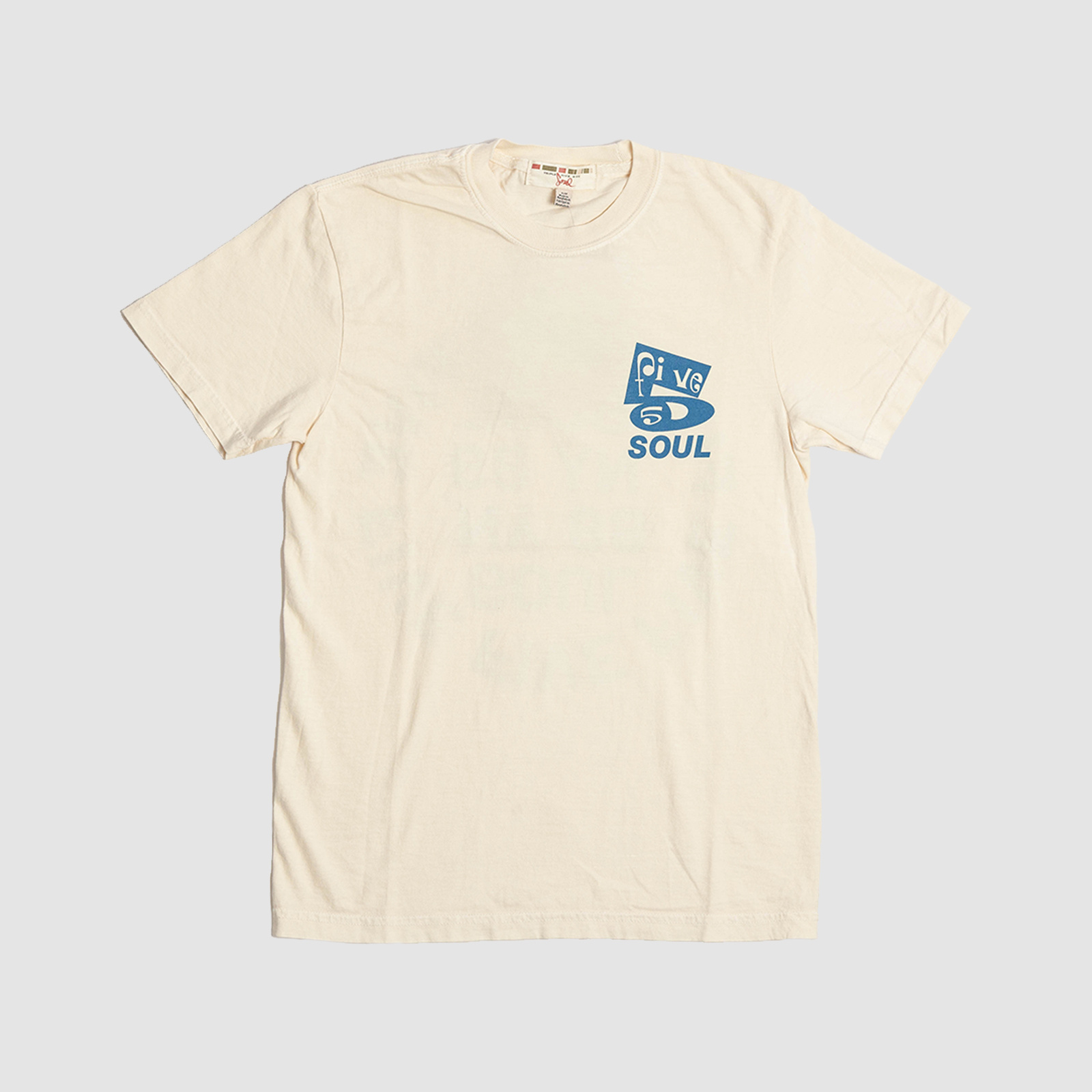 555 Soul 555 Stamp Tee Off White