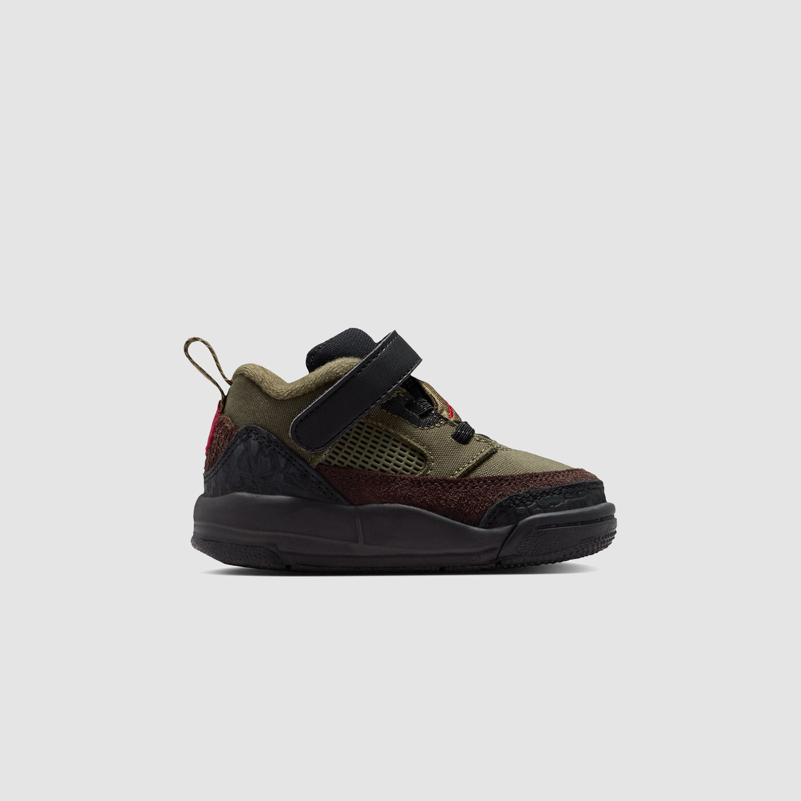 Jordan Spizike Low (TD) Medium Olive/University Red