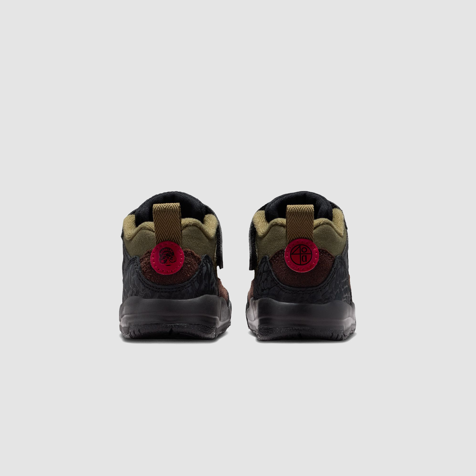 Jordan Spizike Low (TD) Medium Olive/University Red