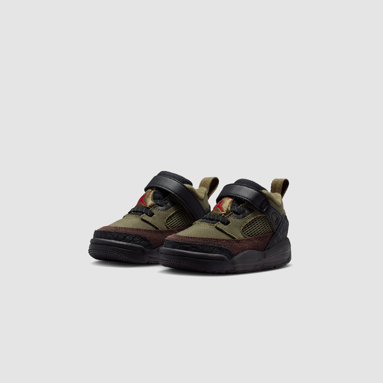 Jordan Spizike Low (TD) Medium Olive/University Red