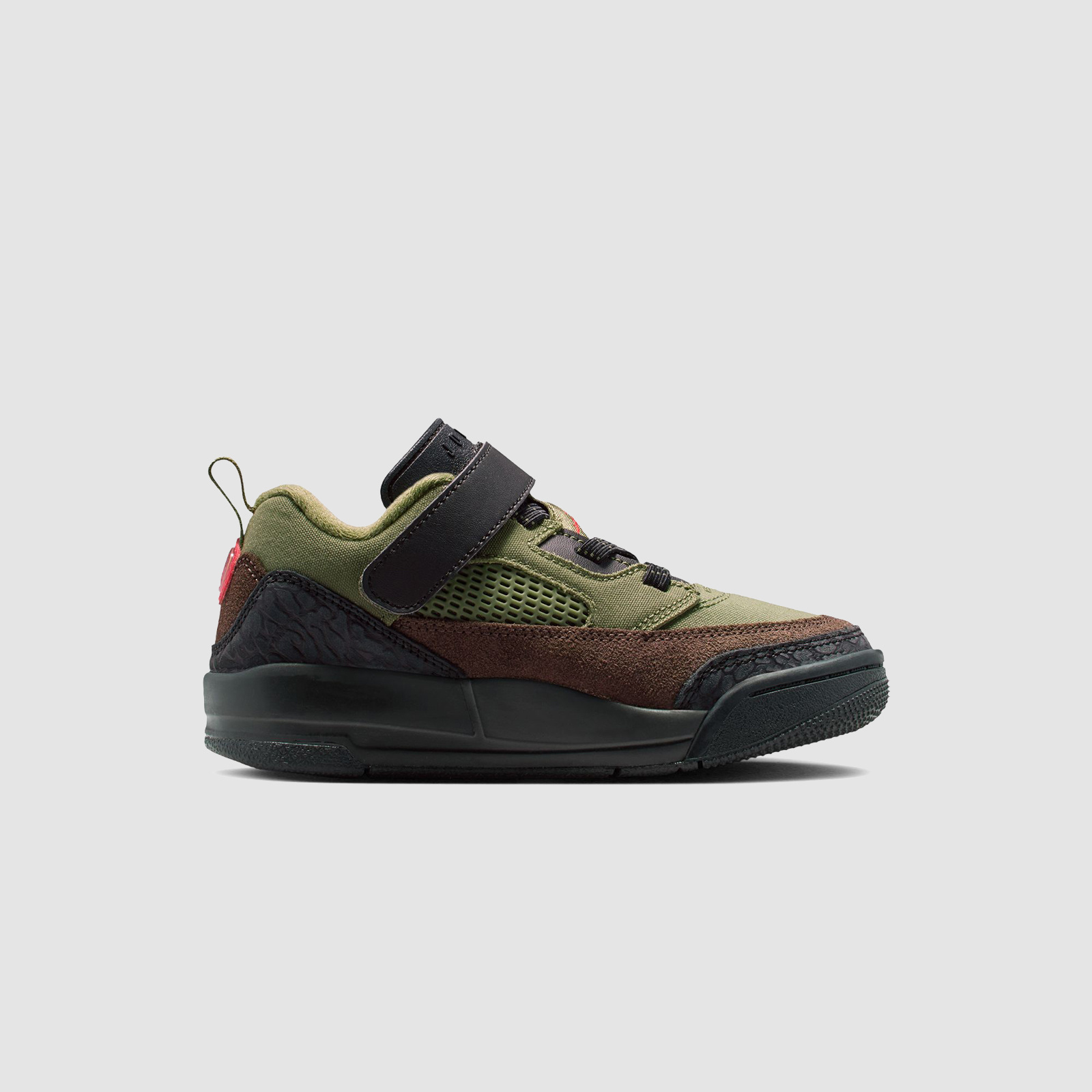 Jordan Spizike Low (PS) Medium Olive/University Red