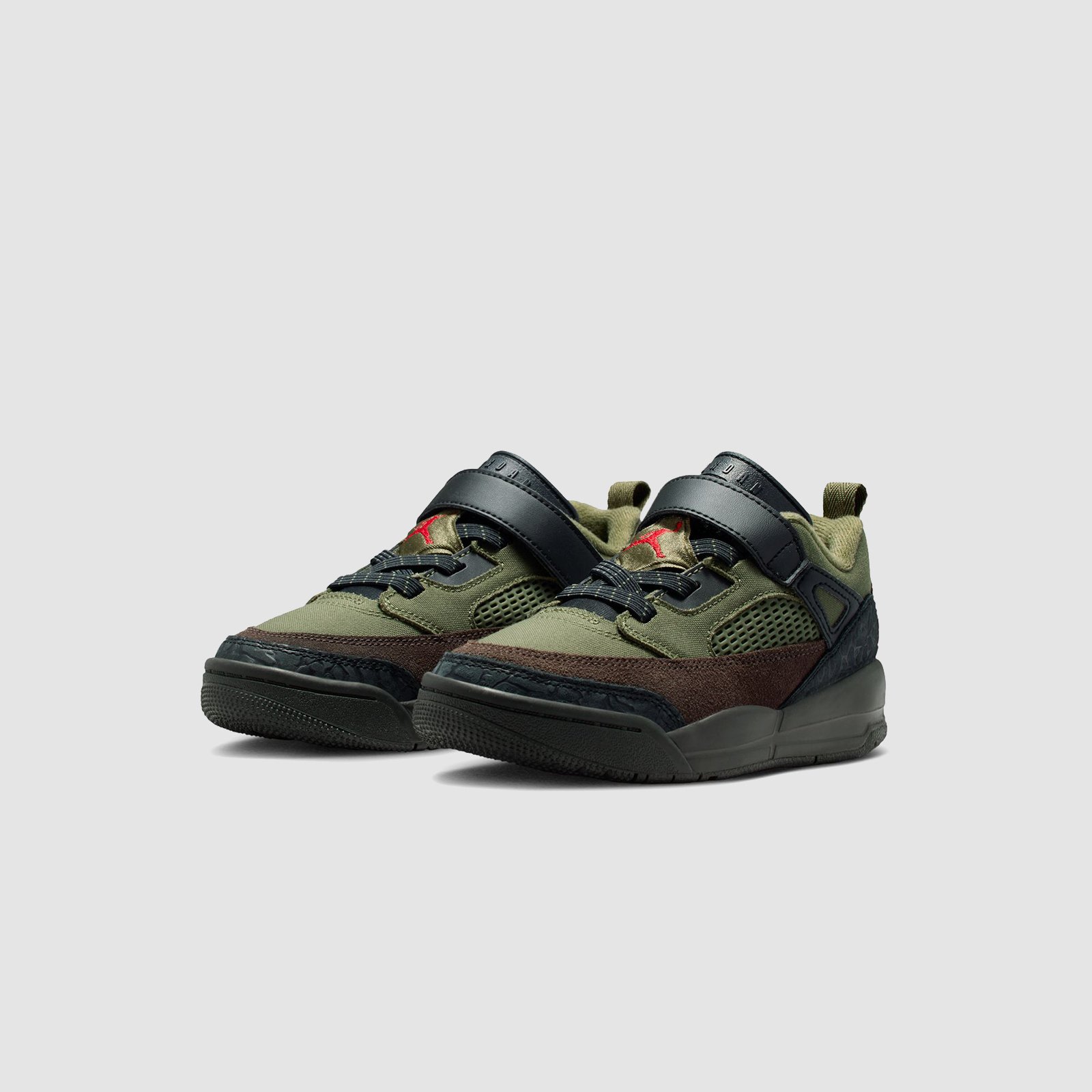 Jordan Spizike Low (PS) Medium Olive/University Red