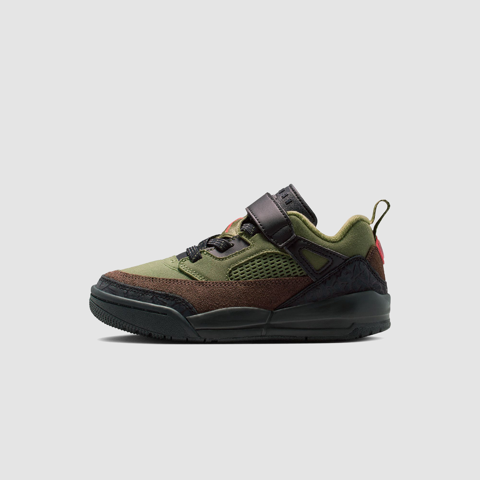 Jordan Spizike Low (PS) Medium Olive/University Red