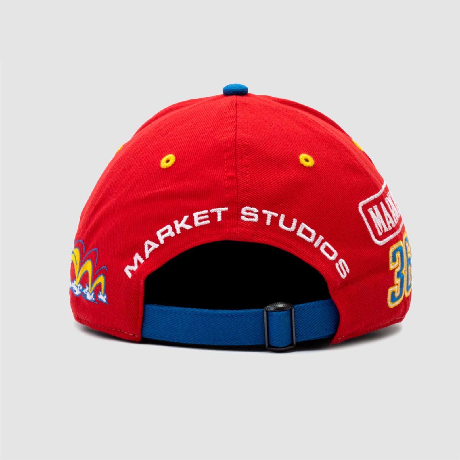 Market Jeff Gordon '47 MVP Flames Strapback Hat Red