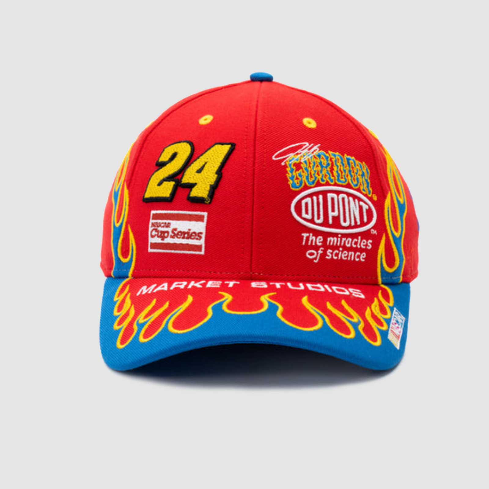 Market Jeff Gordon '47 MVP Flames Strapback Hat Red