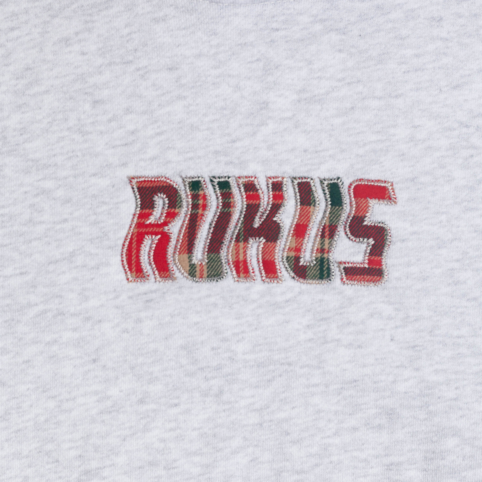 Rukus Wavy Plaid Grey Hoodie