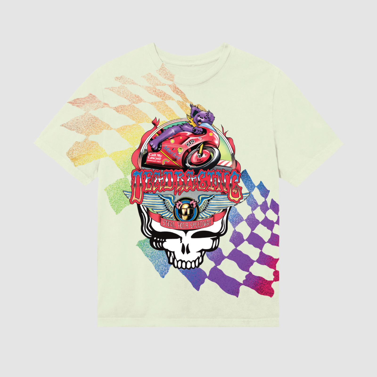 Market GD Tie Dye Tee Natural Green