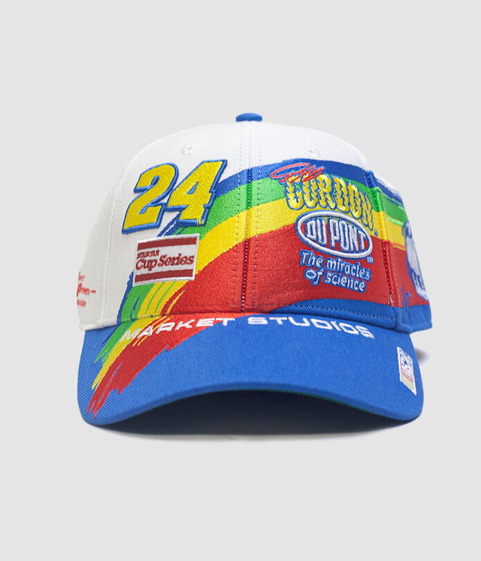 Market Jeff Gordon '47 MVP Strapback Hat Rainbow - RUKUS