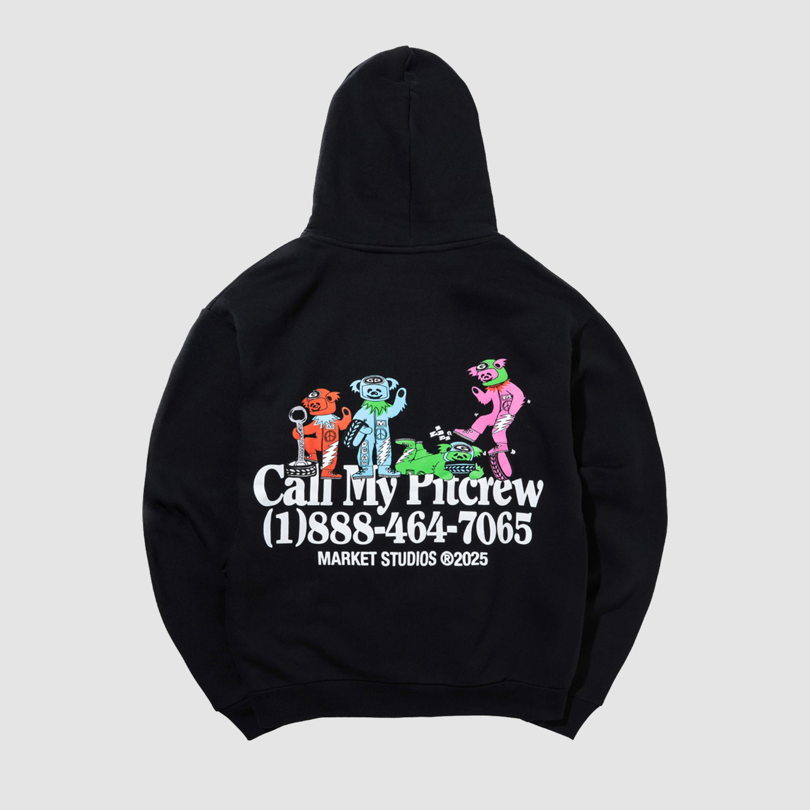 Market Call My Pit Crew Hoodie Black