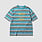 Market Smiley Lockup Striped Tee Dazzling Blue