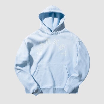 Market Starry Arc Hoodie Ice Blue