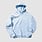 Market Starry Arc Hoodie Ice Blue