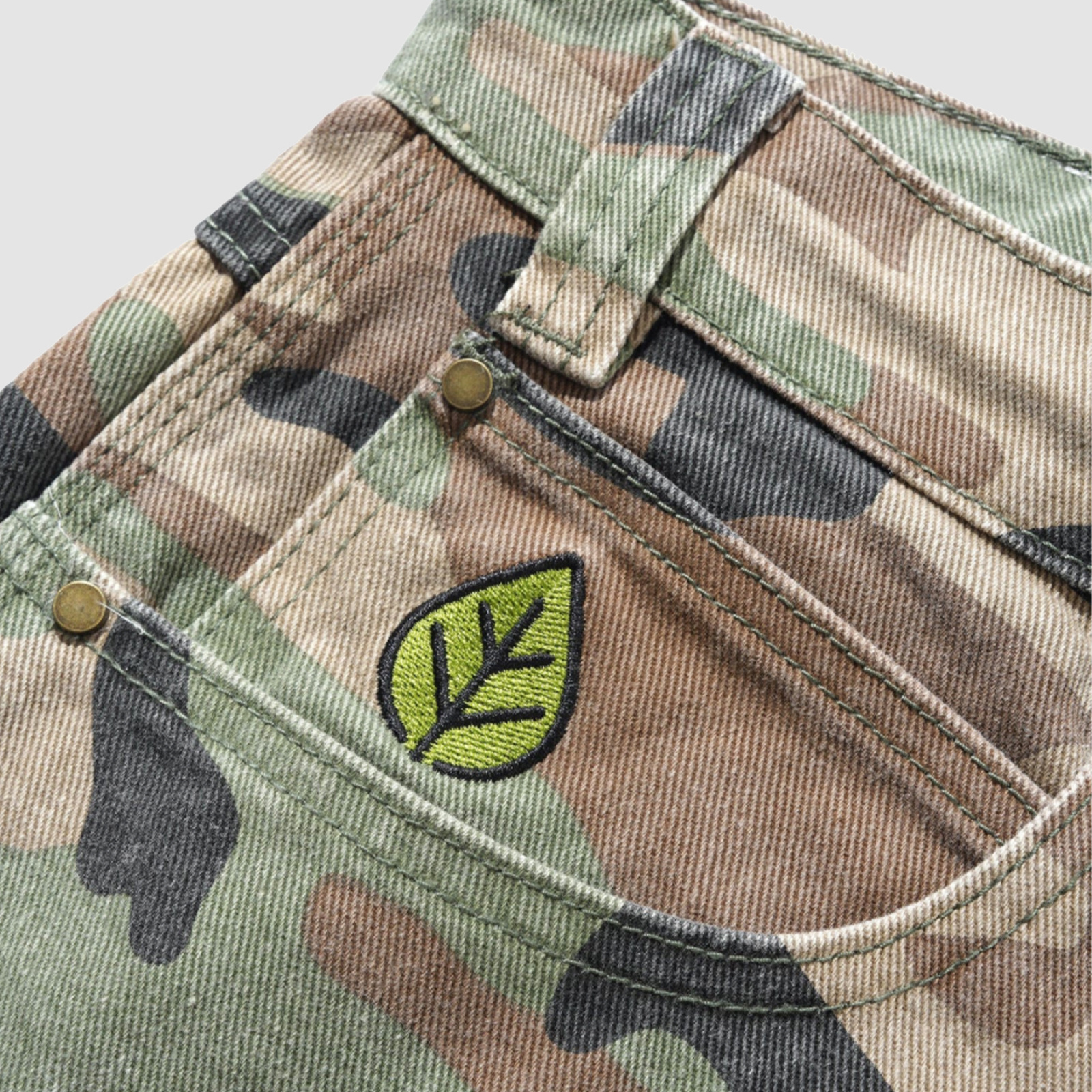 Butter Goods Woodland Camo Denim Shorts