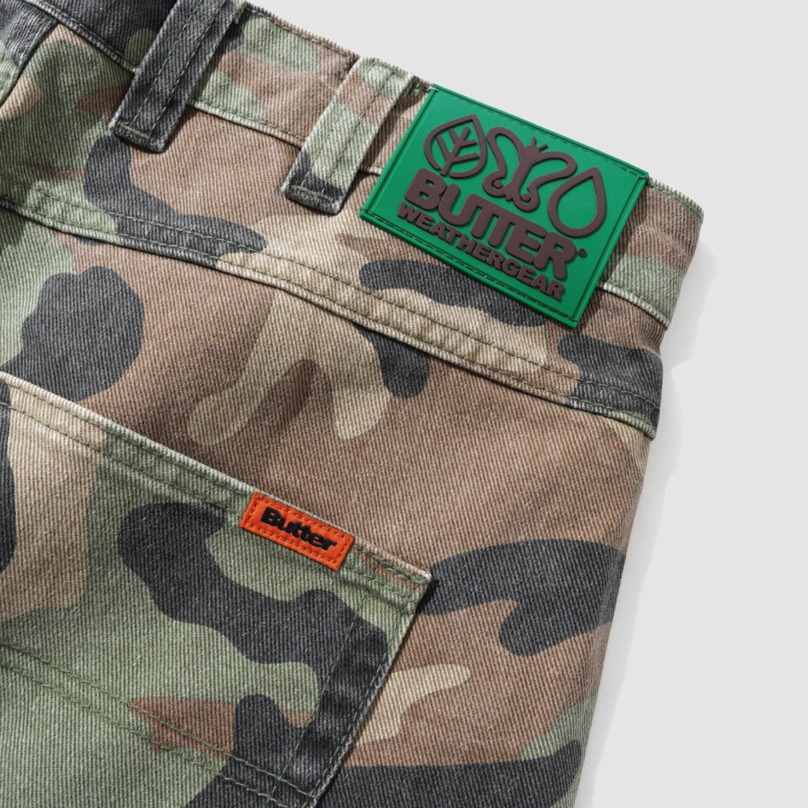 Butter Goods Woodland Camo Denim Shorts