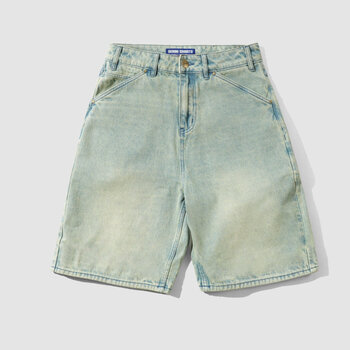 Butter Goods Trim Denim Shorts Sunfade Blue