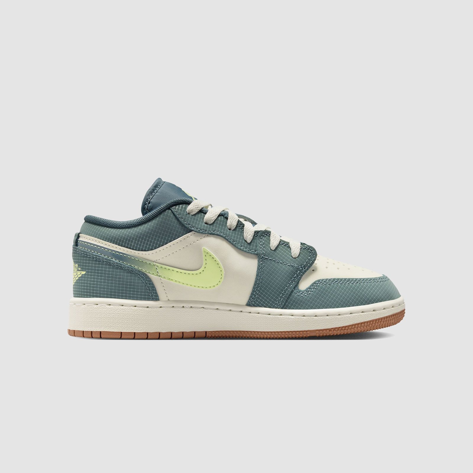 Jordan Jordan 1 Mid Low SE (GS) Sea Glass/ LT Lemon Twist