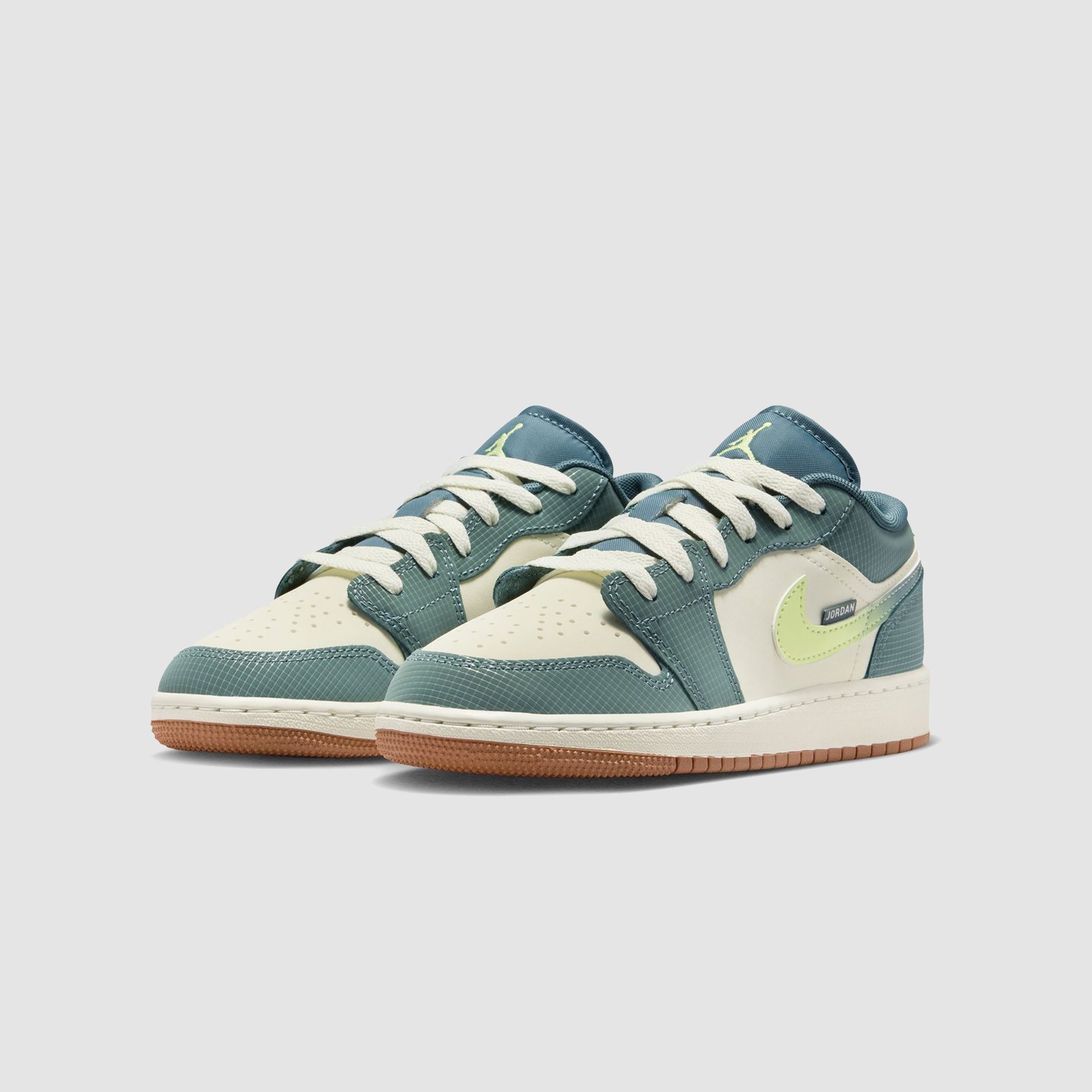 Jordan Jordan 1 Mid Low SE (GS) Sea Glass/ LT Lemon Twist