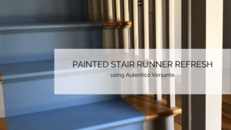 Painting a Stair Runner in 3 Easy Steps