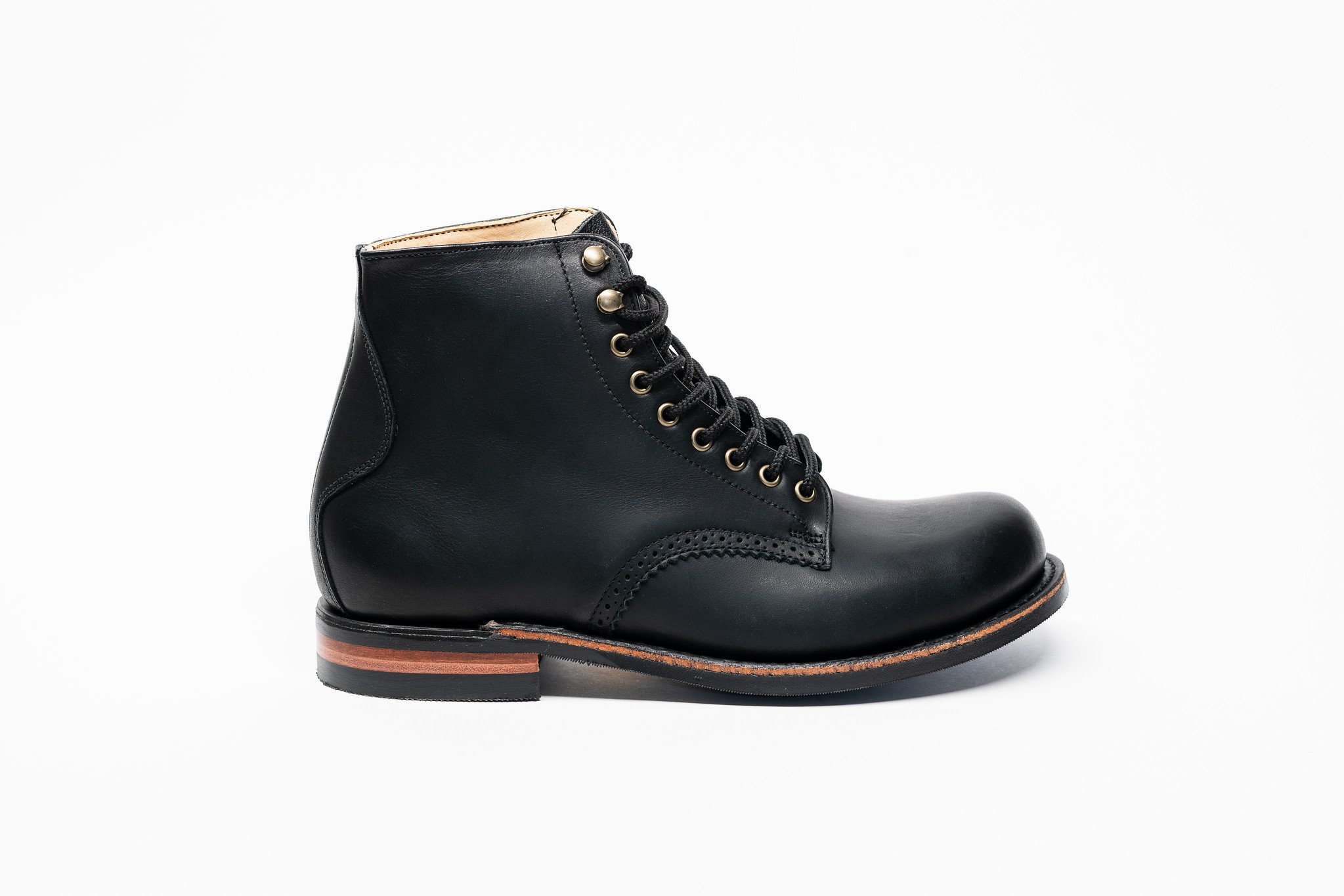 Canada West 2835 - Black Logger Moorby - Vince DeVito Shoes
