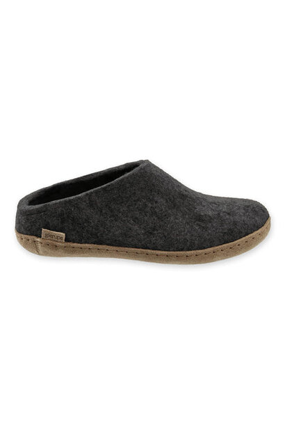 Felt Slip-On Leather Sole
