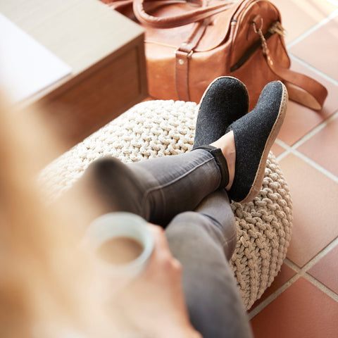 Felt Slip-On Leather Sole-8