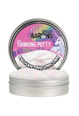 Crazy Aaron's Thinking Putty Enchanted Unicorn Glowbrights 4" Tin