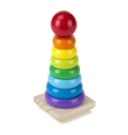 melissa & doug rainbow caterpillar gear toy with 6 interchangeable gears