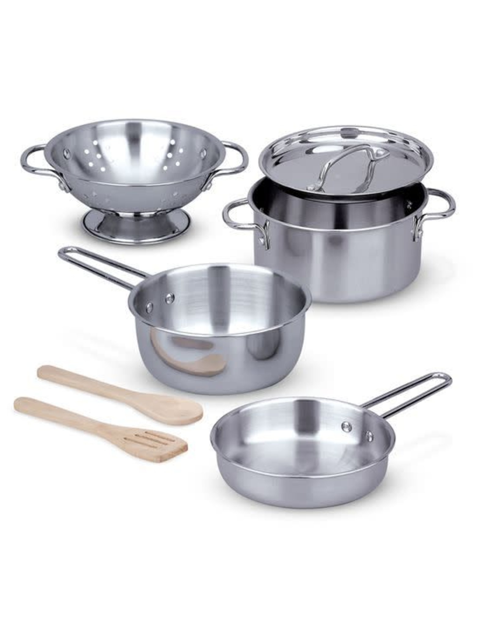 Melissa & Doug Stainless Steel Pots & Pans